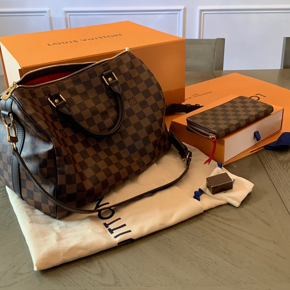 Louis Vuitton speedy 30 and wallet